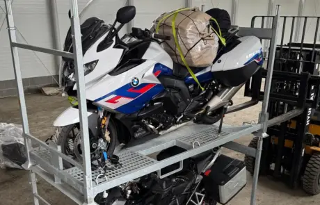 Transport motocykla do Portugalii